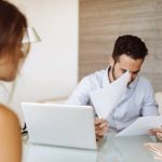 at the financial advisor