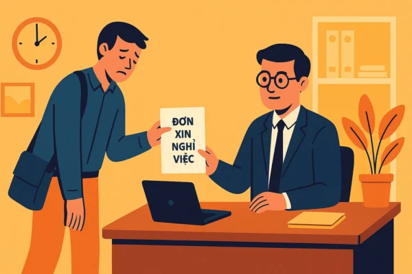 nghỉ việc không báo trước