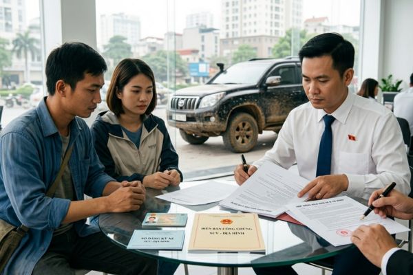 Công chứng hợp đồng mua bán xe địa hình SUV