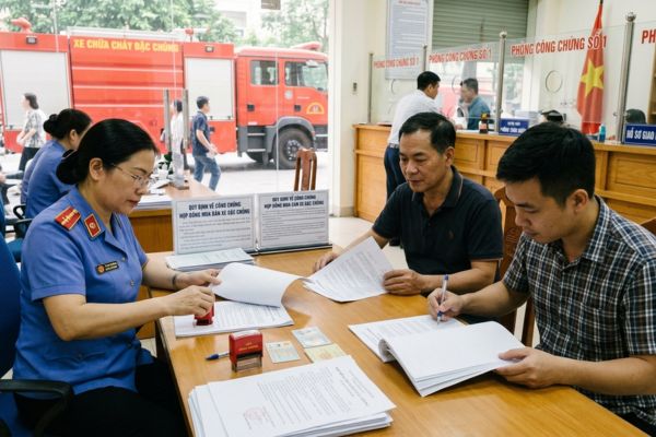 Quy định về công chứng hợp đồng mua bán xe đặc chủng